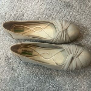 BareTraps Knotted Ballet Flats in Light Taupe